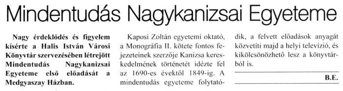 Kanizsa 2008 11 20 039sz 02old - Mindentudás Nagykanizsai Egyeteme.jpg Kanizsa 2008 11 20 039sz 02old - Mindentudás Nagykanizsai Egyeteme.jpg